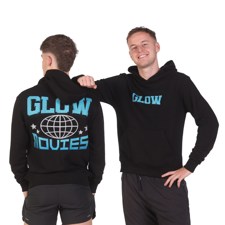 GLOW HOODIE BLACK