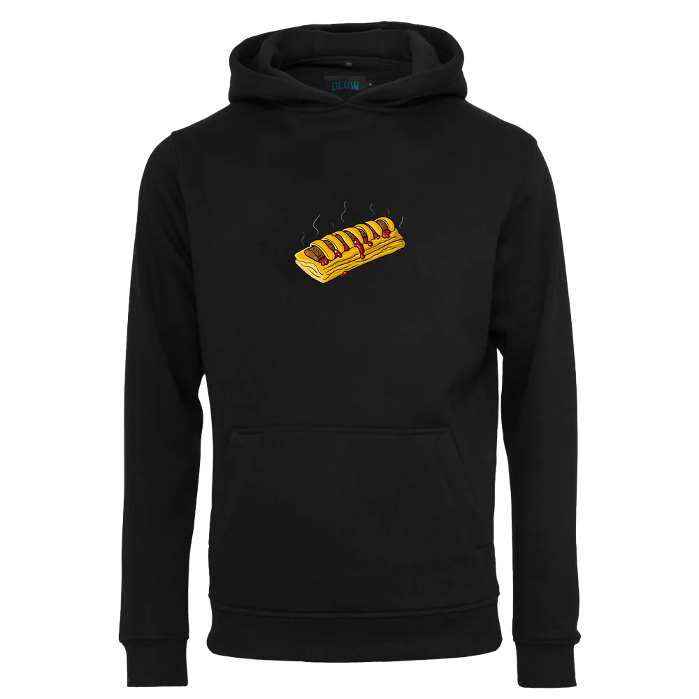 Frikandelbroodje Hoodie Black