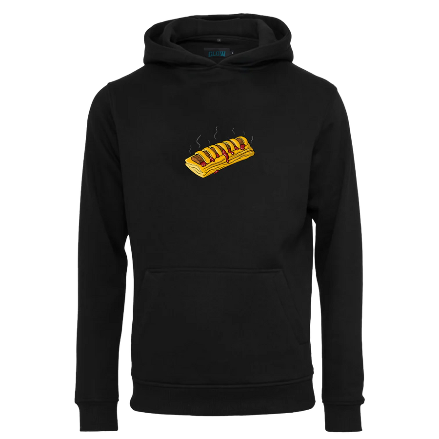 Frikandelbroodje Hoodie Black